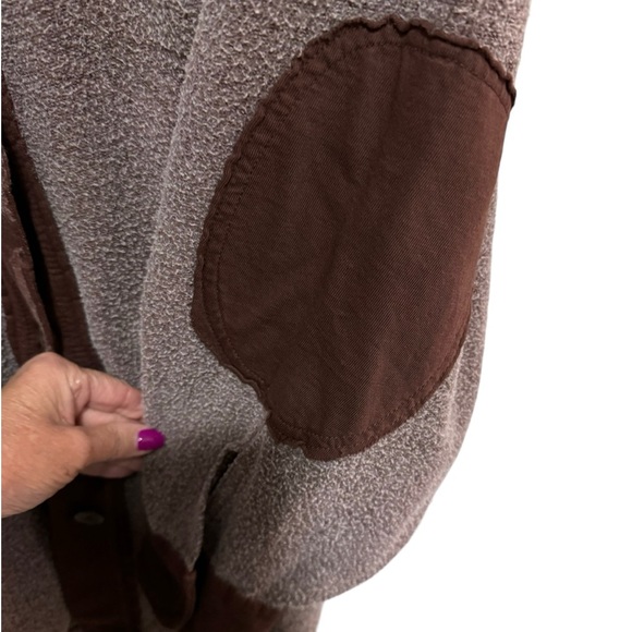 Free People - Ruby Shacket - distressed Style - Brown - Size S - Picture 5 of 8